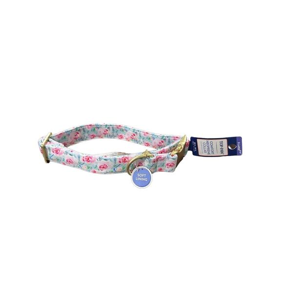 Top Paw Pink Rose Comfort Neoprene Dog Collar X-Large Adjustable Floral XL‎ - Picture 4 of 5